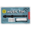 image:imageKikkerland Beginners Music In A Tin Harmonica Recorder Lesson Book Sheet Music Kit Novelty Gift