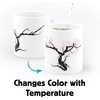 image:imageKikkerland Blossom Morphing Mug  Color Changing Cup Reacts to Heat  Fun Gift for Coffee Hot Cocoa amp Hot Beverages