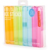image:imageKikkerland Colorful Reusable Plastic Ice Cubes Washable Freezable Plastic Ice Cubes Sticks Set of 8 Suitable for Drinks Water Bottle Whiskey amp Wine