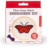 image:imageKikkerland DIY Mini Cross Stitch Sailboat Embroidery Craft Starter Kit Set with Pattern Instructions 3 Bamboo Hoop Stress Relief Adult Beginner FriendlyBamboo  Polyester floss  90 cotton 10 polyerster fabric