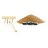 image:imageKikkerland Desk Table Zen Garden Kit for Stress Relief Office Home Decor Meditation Novelty Gift
