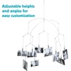 image:imageKikkerland Hanging Photo Display  Picture Collage for Bedroom Decor amp Wall Art  Customizable GiftPhoto Mobile