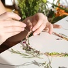 image:imageKikkerland Huckleberry Make Your Own Fresh Flower Necklace Genuine Leather