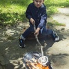 image:imageKikkerland Huckleberry Popcorn Maker  Portable Campfire Basket for Popping Kernels  Great for Hiking Camping or Backyard Cooking