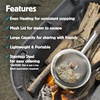 image:imageKikkerland Huckleberry Popcorn Maker  Portable Campfire Basket for Popping Kernels  Great for Hiking Camping or Backyard Cooking