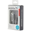image:imageKikkerland Karaoke Compact Portable Tiny Mini Microphone Silver for Voice Recording Singing Novelty Gift