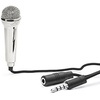 image:imageKikkerland Karaoke Compact Portable Tiny Mini Microphone Silver for Voice Recording Singing Novelty Gift