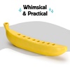 image:imageKikkerland Novelty Ceramic Banorah  Menorah for Hanukkah Chanukah Candle Holder  Fun Banana Themed MenorahBanorah