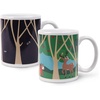 image:imageKikkerland Pixel Heart Morphing Mug  Color Changing Cup Reacts to Heat  Fun Gift for Coffee Hot Cocoa amp Hot BeveragesWoodlands