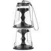 image:imageKikkerland Portable Wine Glass Stackable CompactTravel Glasses with Strap Black Set of 2