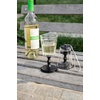 image:imageKikkerland Portable Wine Glass Stackable CompactTravel Glasses with Strap Black Set of 2
