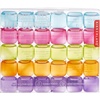 image:imageKikkerland Reusable Ice Cubes Set of 30 Multicolor1 inch
