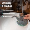 image:imageKikkerland Reusable Sloth Scrub Sponge  Cleaning Supplies for Kitchen Home Essentials  Fun Gifts for Kids amp Adults  Set of 3Sloth