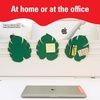 image:imageKikkerland Set of 3 Monstera Leaf Cork Board  Bulletin Board with SelfAdhesive  Decorative Display for Home and Office