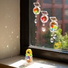 image:imageKikkerland Solar Powered Rainbow Maker  Prism Suncatcher Fun Home Window Decor  Unique Gift for Christmas amp Birthdays  Heart ShapedDouble Rainbow Maker