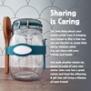 image:imageKikkerland Sourdough Starter Kit  DIY Bread Baking Supplies with Glass Jar Wooden Spoon amp Breathable Hat  Homesteading amp Homemaking Essentials