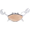 image:imageKikkerland Stainless Steel Beechwood Crab Compact EDC Multi Tool  6 Tools