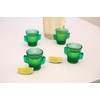 image:imageKikkerland Tequila Shots Green Cactus Glass Shot Glasses Shooters Set of 4 1oz capacity for Party Supplies Southwest ThemeCactus
