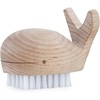 image:imageKikkerland HandCrafted MultiPurpose Beechwood Whale Scrub Brush  Supplies for Manicures and Pedicures Hand Washing Vegetable Scrubbing  Nautical Decor Bathroom Essentials