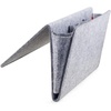 image:imageKikkerland Large Grey Felt Pocket Caddy for Storage with Inner Pockets  Organization Essentials for Bed Couch Home  Holder for Magazines Books Phones and Remote ControlsBedside Pocket  Large