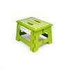 image:imageKikkerland Rhino Foldable Step Stool  Holds Adults up to 300 Lbs Best for Kitchen amp Bathroom  Collapsible Portable Lightweight Stepping Stool with Sturdy NonSlip Design  Black 15Green