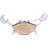 image:imageKikkerland Stainless Steel Beechwood Crab Compact EDC Multi Tool  6 Tools