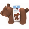 image:imageKikkerland Zip amp Flip Travel Pillow  Micro Bead Head Rest for Planes and Travel  Brown BearBrown Bear