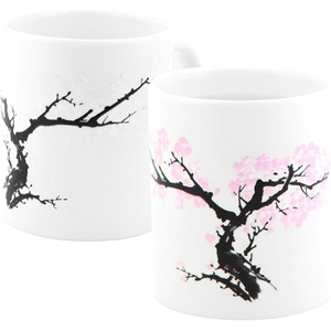 image:imageKikkerland Blossom Morphing Mug  Color Changing Cup Reacts to Heat  Fun Gift for Coffee Hot Cocoa amp Hot Beverages