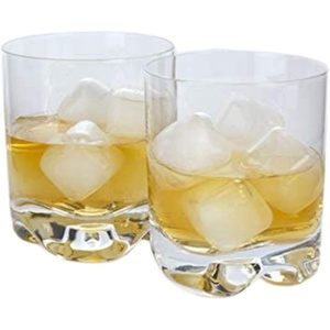 image:imageKikkerland Clear Plastic Reusable Freezable Ice Cubes  Set of 30 Chills Drinks Without Diluting Washable Fake Ice Cubes for Cocktails Wine Beer or Coffee Easy to Use