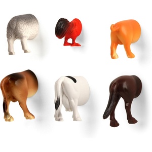 image:imageKikkerland Farm Animal Butt Magnet Set of Six  Fun Decor for Home Office amp Classroom  Gifts for Holidays amp EventsFarm