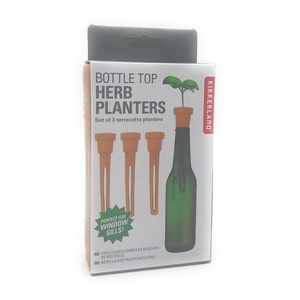 image:imageKikkerland Herb Planters Bottle Top 1 EA