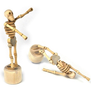 image:imageKikkerland Skeleton Lazy Bones Sculpture Tan