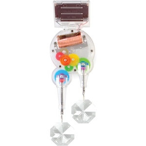 image:imageKikkerland Solar Powered Rainbow Maker  Prism Suncatcher Fun Home Window Decor  Unique Gift for Christmas amp Birthdays  Heart ShapedDouble Rainbow Maker