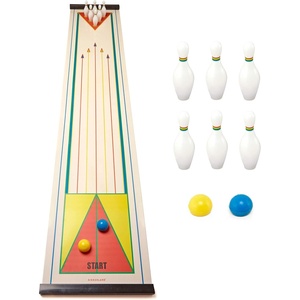 image:imageKikkerland Tabletop Mini Arcade Board Game Bowling Family Fun Game Night Office Desk Office Desk Stress Relief Gadgets Small Finger Toys Fun Gag Gifts for Men Women Kids Teens