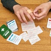 image:imageKikkerland Design Wilderness First Aid Kit Includes Variety of Bandages Antiseptic Wipes Sting Relief Sunscreen Safety Pins Antibiotic Ointment Pocket Guide