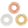 image:imageKikkerland Flexible Sensory Massage Small Acupressure Rings Set of 3 Therapy Stress Anxiety Relief Relaxation