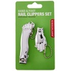 image:imageKikkerland Hand and Foot Nail Clippers Set SilverSilver