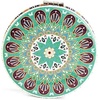 image:imageKikkerland Mandala Pocket Mirror  Assorted Designs  1 Randomly Selected  2X Magnification  Round  Frameless  Black  Diameter 6 cm x 1 cm