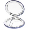 image:imageKikkerland Mandala Pocket Mirror  Assorted Designs  1 Randomly Selected  2X Magnification  Round  Frameless  Black  Diameter 6 cm x 1 cm
