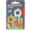 image:imageKikkerland Flexible Sensory Massage Small Acupressure Rings Set of 3 Therapy Stress Anxiety Relief Relaxation