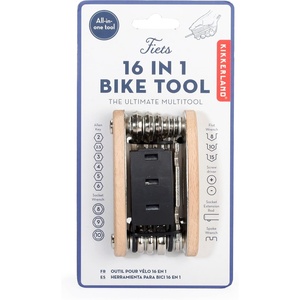 image:imageKikkerland Compact 16 in 1 Bike Tool Bicycle Repair On The Go EDC Bike Accessories
