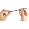 image:imageKikkerland Collapsible Travel Straw Set Medium Silver