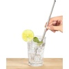 image:imageKikkerland Collapsible Travel Straw Set Medium Silver