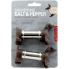 image:imageKikkerland Dachshund Salt and Pepper Shakers BrownSilver