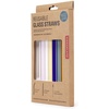 image:imageKikkerland Reusable Glass Straws 6 Assorted Colors CU279
