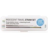 image:imageKikkerland Travel Straw Set Iridscent