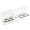 image:imageKikkerland Collapsible Travel Straw Set Medium Silver