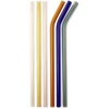 image:imageKikkerland Reusable Glass Straws 6 Assorted Colors CU279