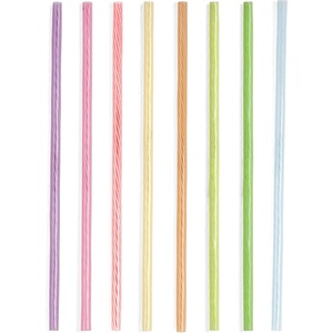 image:imageKikkerland Rainbow Reusable 8 Inch Straws
