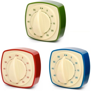 image:imageKikkerland Retro Kitchen Timer  Vintage Decor for Home amp Kitchen  Windup Timekeeper 1 Timer in a Surprise Color